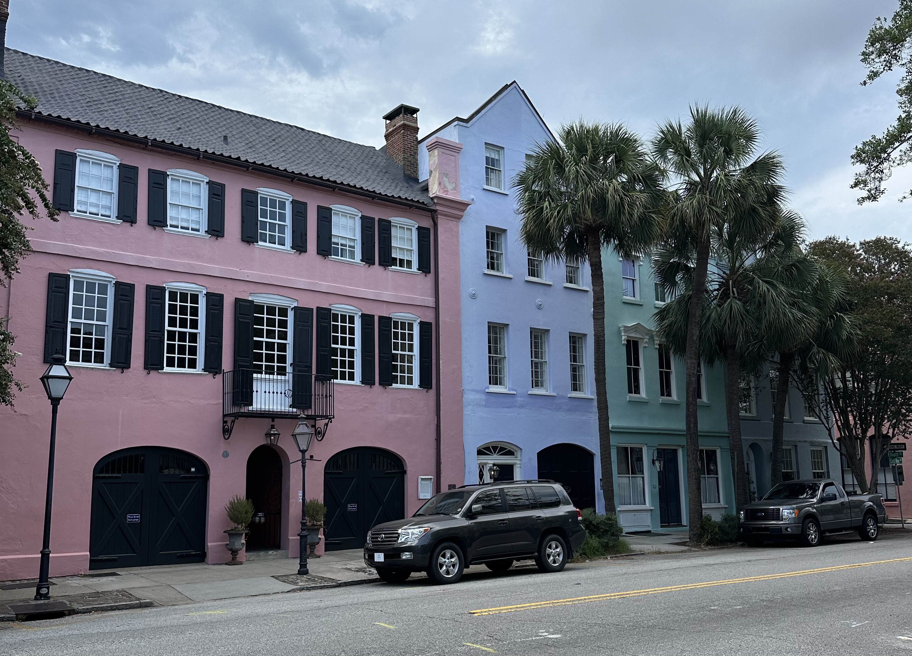 Rainbow Row South of Broad Charleston SC